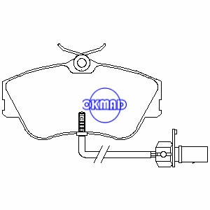 VW TRANSPORTER IV Box Bus Platform/Chassis EuroVan Brake pad FMSI:7729-D852 OEM:7D0698151B FDB1519 TRW:GDB1367 WVA:21478 21479 23174 23445 23735, F852